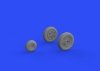 Eduard 672236 MiG-21PF wheels 1/72 Eduard
